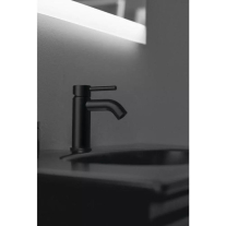 Baterie lavoar Ideal Standard Ceraline 100 fără ventil, negru mat